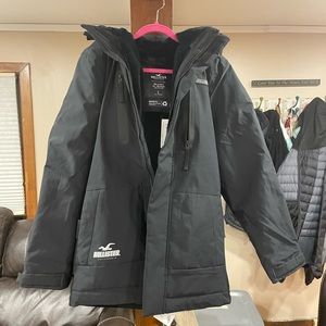 NWT Hollister, Large Faux Fur Coat